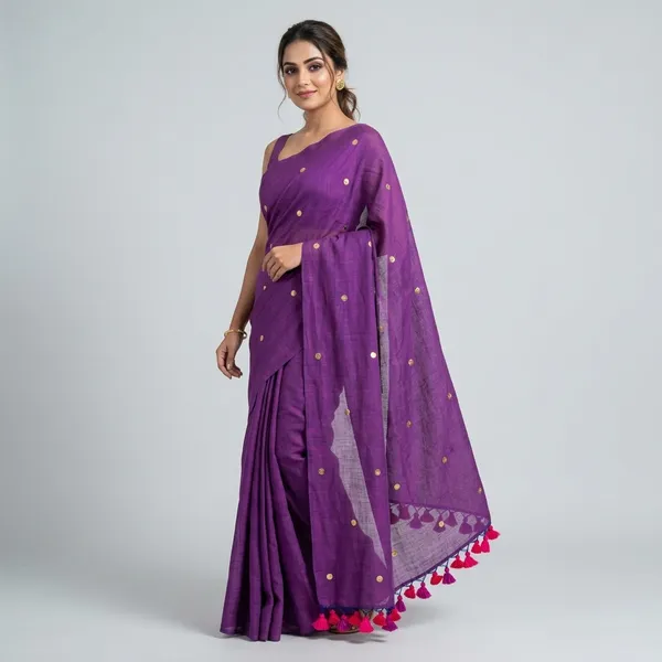 Gini_Khadi_Handloom_With_Bp_Tassels