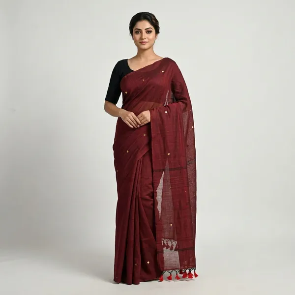 Gini_Khadi_Handloom_With_Bp_Tassels