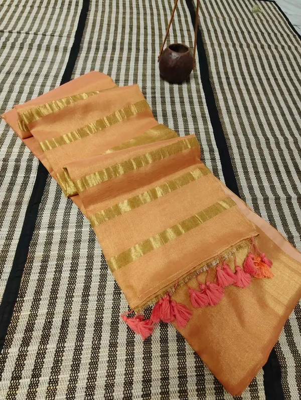 Tissue_Silk_Handloom_Gini_Work_With_Bp_Tassels