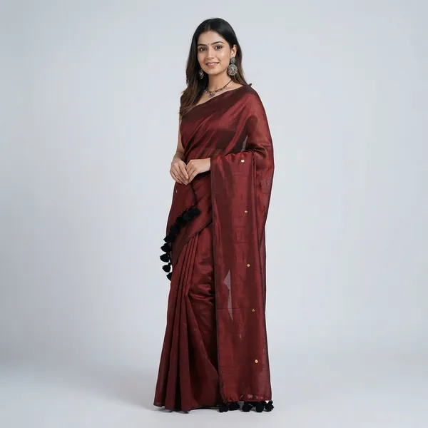 Gini_Khadi_Handloom_With_Bp_Tassels