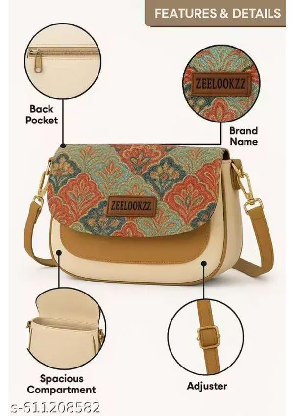Multicolor_Brocade_Faux_Leather_Flap_Crossbody_Bag_For_Women