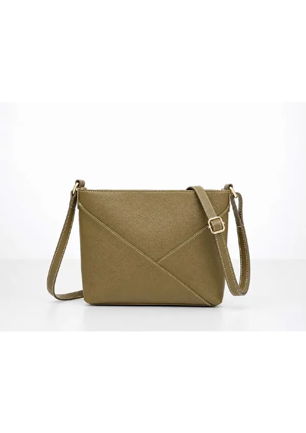 Olive_Green_Pu_Leather_Envelope_Sling_Bag_For_Women