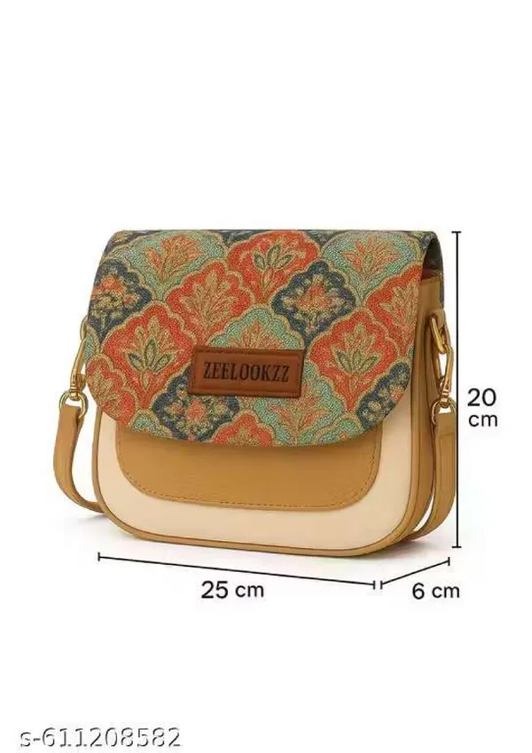 Multicolor_Brocade_Faux_Leather_Flap_Crossbody_Bag_For_Women