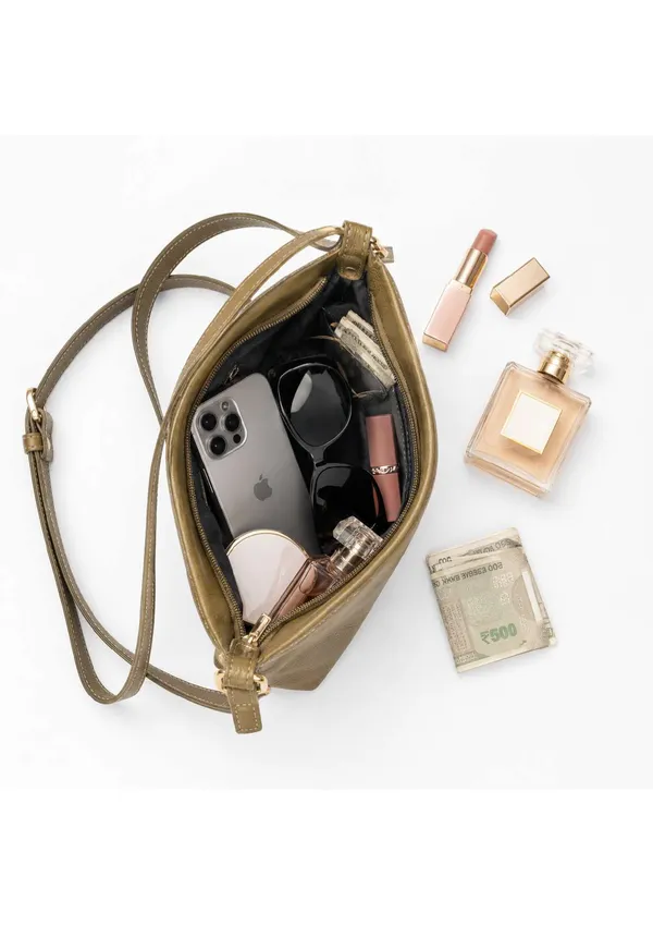 Olive_Green_Pu_Leather_Envelope_Sling_Bag_For_Women
