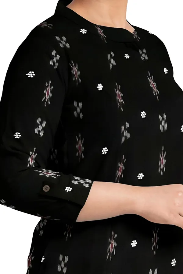Multicolor_Pure_Cotton_Sambalpuri_Handloom_Dress_Material_With_Dupatta_Bottom_Wear_3_Piece_Set