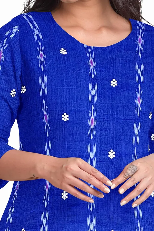 Multicolor_Pure_Cotton_Sambalpuri_Handloom_Dress_Material_With_Dupatta_Bottom_Wear_3_Piece_Set