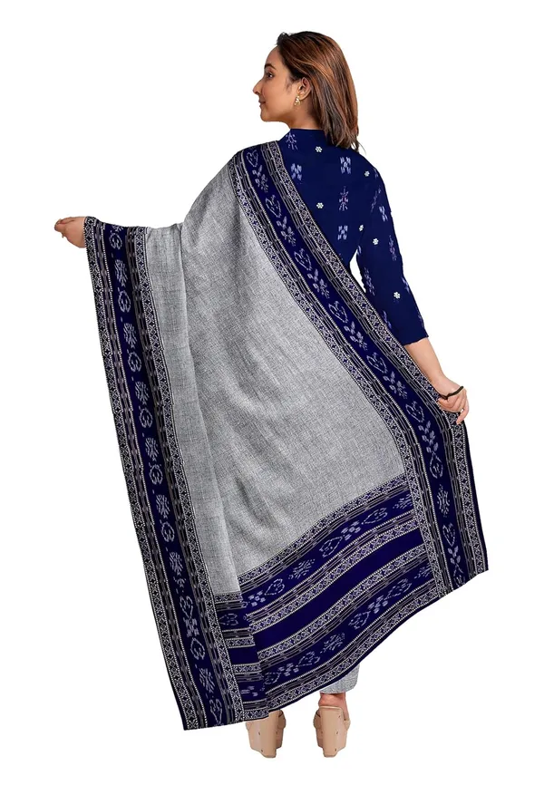 Multicolor_Pure_Cotton_Sambalpuri_Handloom_Dress_Material_With_Dupatta_Bottom_Wear_3_Piece_Set