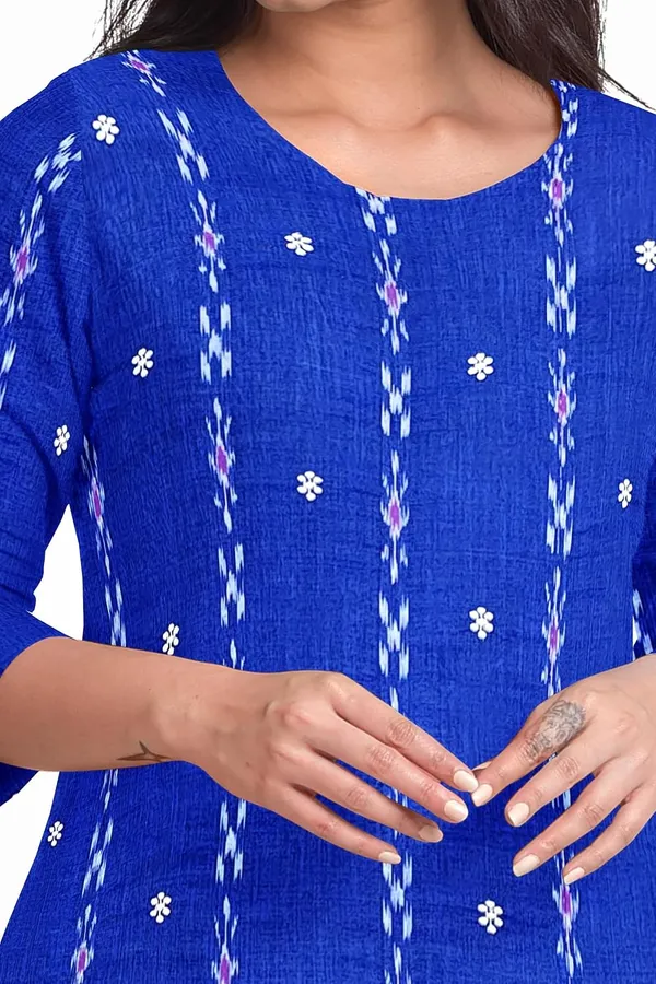 Multicolor_Pure_Cotton_Sambalpuri_Handloom_Dress_Material_With_Dupatta_Bottom_Wear_3_Piece_Set