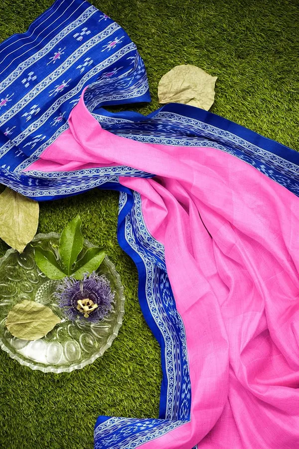 Multicolor_Pure_Cotton_Sambalpuri_Handloom_Dress_Material_With_Dupatta_Bottom_Wear_3_Piece_Set