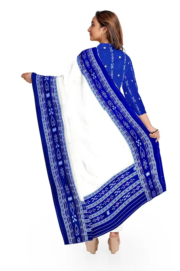 Multicolor_Pure_Cotton_Sambalpuri_Handloom_Dress_Material_With_Dupatta_Bottom_Wear_3_Piece_Set
