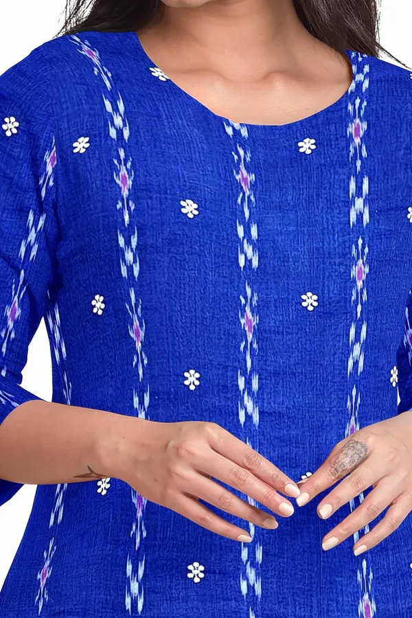 Multicolor_Pure_Cotton_Sambalpuri_Handloom_Dress_Material_With_Dupatta_Bottom_Wear_3_Piece_Set