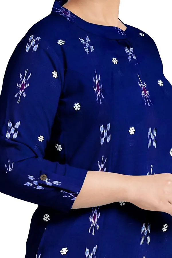 Multicolor_Pure_Cotton_Sambalpuri_Handloom_Dress_Material_With_Dupatta_Bottom_Wear_3_Piece_Set