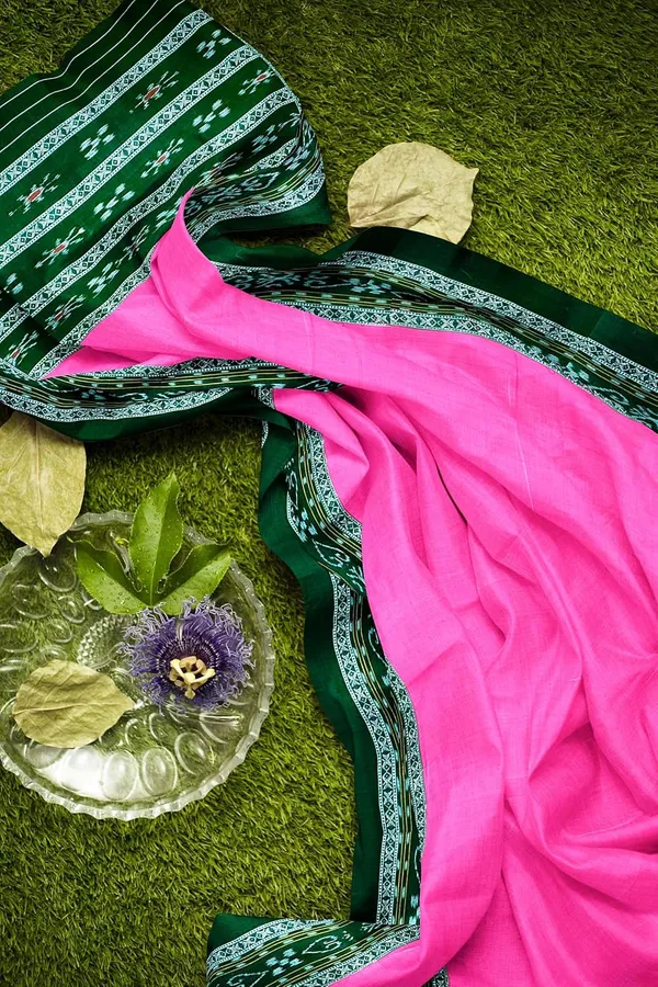 Multicolor_Pure_Cotton_Sambalpuri_Handloom_Dress_Material_With_Dupatta_Bottom_Wear_3_Piece_Set