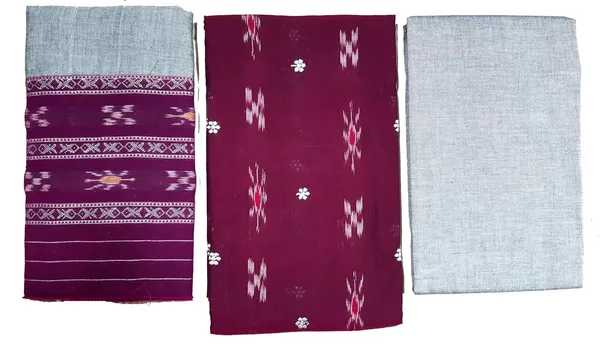 Multicolor_Pure_Cotton_Sambalpuri_Handloom_Dress_Material_With_Dupatta_Bottom_Wear_3_Piece_Set
