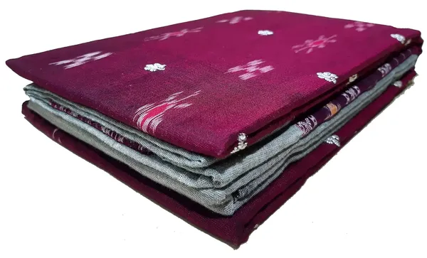 Multicolor_Pure_Cotton_Sambalpuri_Handloom_Dress_Material_With_Dupatta_Bottom_Wear_3_Piece_Set