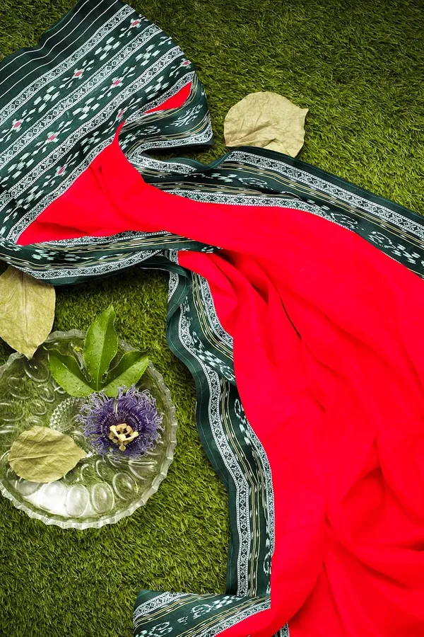 Multicolor_Pure_Cotton_Sambalpuri_Handloom_Dress_Material_With_Dupatta_Bottom_Wear_3_Piece_Set