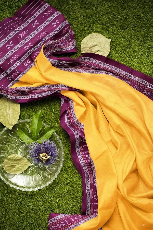 Multicolor_Pure_Cotton_Sambalpuri_Handloom_Dress_Material_With_Dupatta_Bottom_Wear_3_Piece_Set