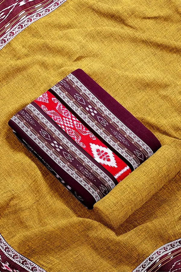 Multicolor_Pure_Cotton_Sambalpuri_Handloom_Dress_Material_With_Dupatta_Bottom_Wear_3_Piece_Set