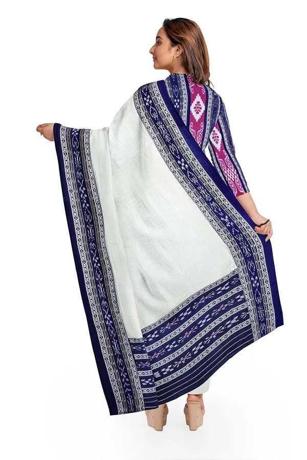 Multicolor_Pure_Cotton_Sambalpuri_Handloom_Dress_Material_With_Dupatta_Bottom_Wear_3_Piece_Set