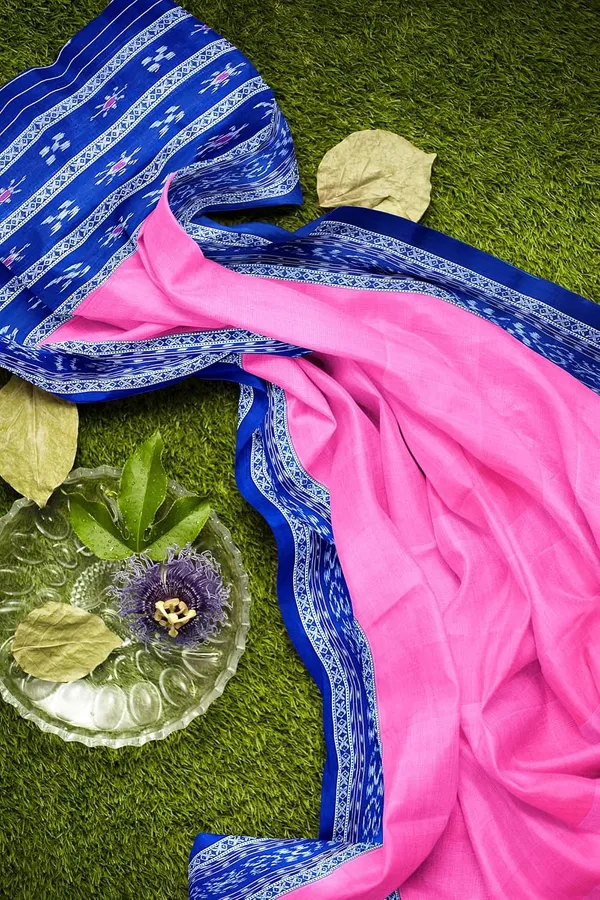 Multicolor_Pure_Cotton_Sambalpuri_Handloom_Dress_Material_With_Dupatta_Bottom_Wear_3_Piece_Set