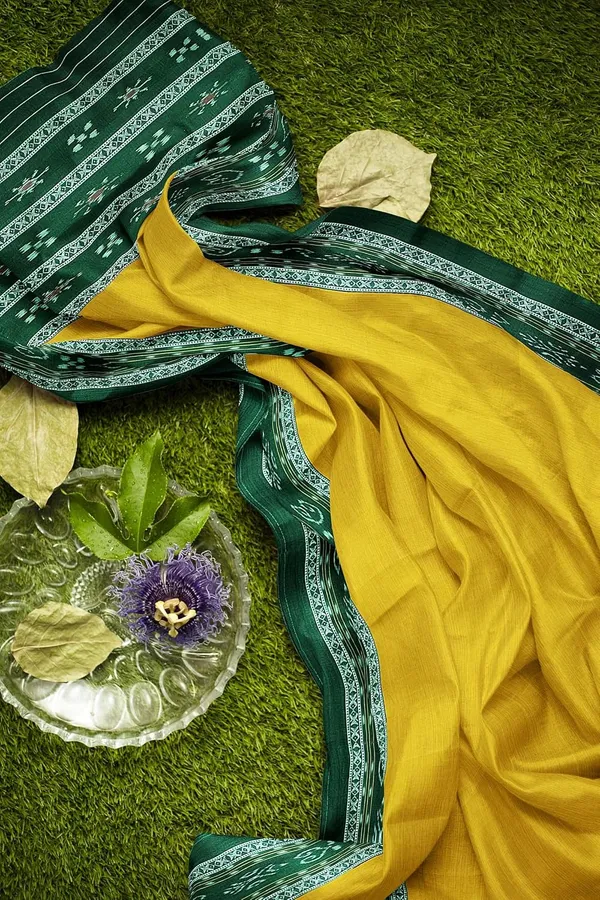 Multicolor_Pure_Cotton_Sambalpuri_Handloom_Dress_Material_With_Dupatta_Bottom_Wear_3_Piece_Set
