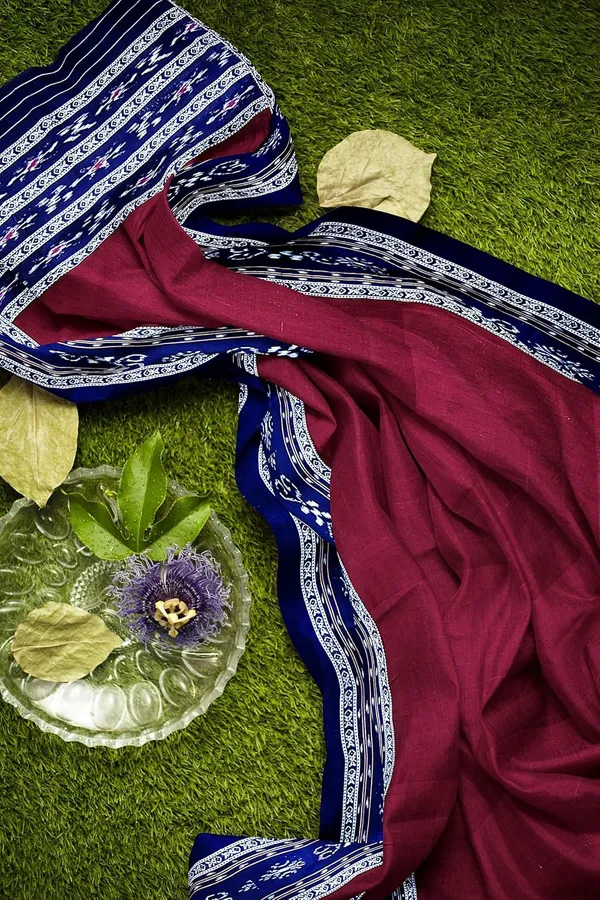Multicolor_Pure_Cotton_Sambalpuri_Handloom_Dress_Material_With_Dupatta_Bottom_Wear_3_Piece_Set