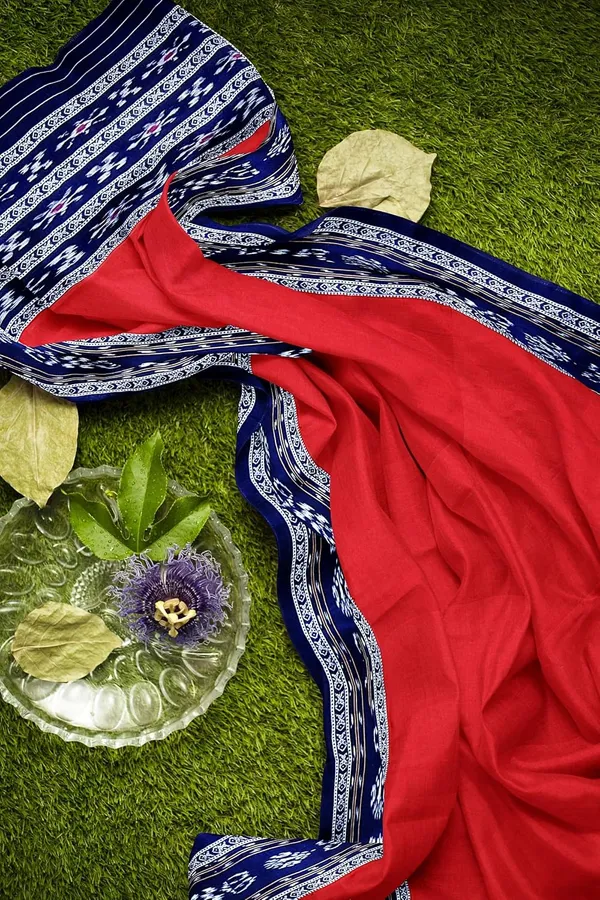 Multicolor_Pure_Cotton_Sambalpuri_Handloom_Dress_Material_With_Dupatta_Bottom_Wear_3_Piece_Set