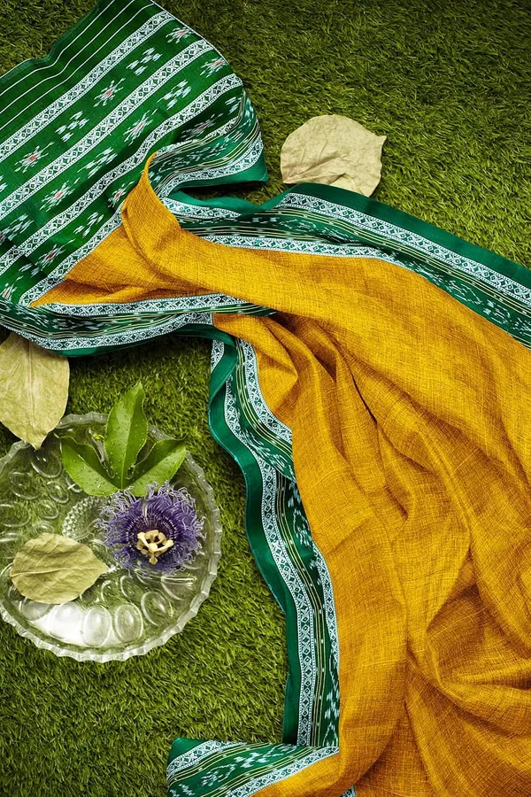 Multicolor_Pure_Cotton_Sambalpuri_Handloom_Dress_Material_With_Dupatta_Bottom_Wear_3_Piece_Set