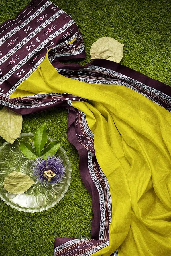 Multicolor_Pure_Cotton_Sambalpuri_Handloom_Dress_Material_With_Dupatta_Bottom_Wear_3_Piece_Set