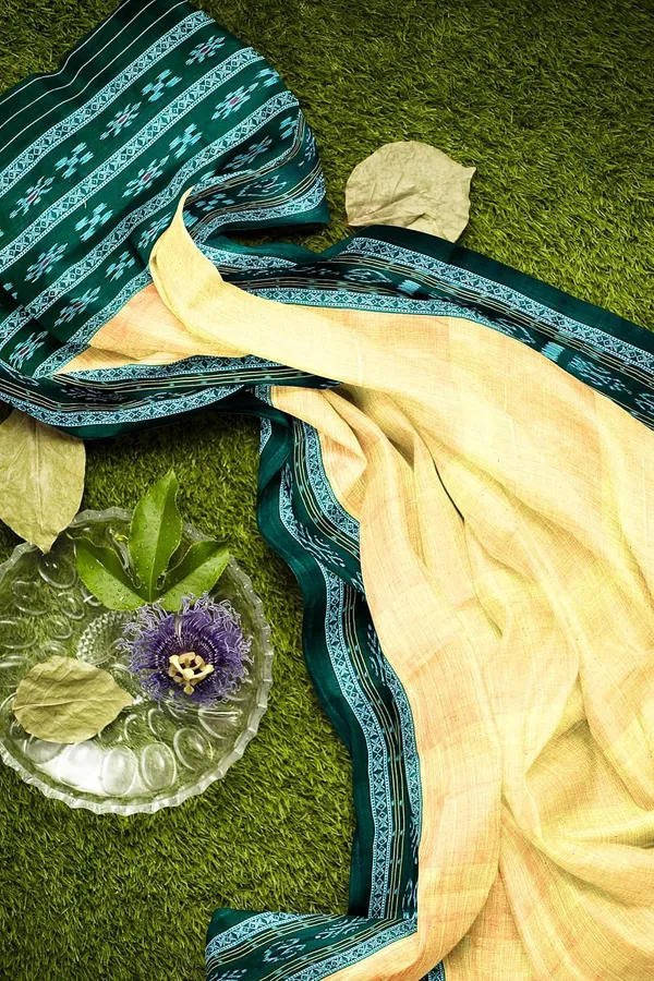 Multicolor_Pure_Cotton_Sambalpuri_Handloom_Dress_Material_With_Dupatta_Bottom_Wear_3_Piece_Set
