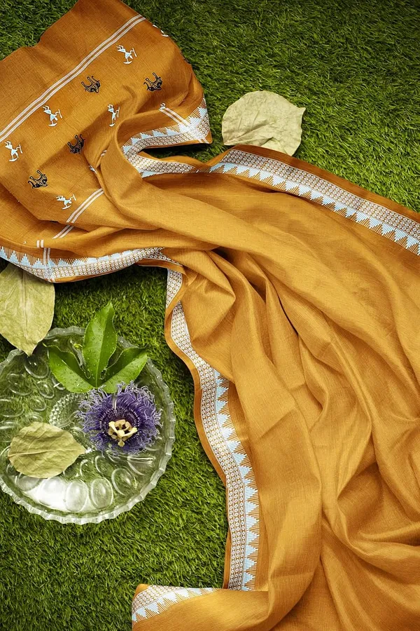 Multicolor_Pure_Cotton_Sambalpuri_Handloom_Dress_Material_With_Dupatta_Bottom_Wear_3_Piece_Set