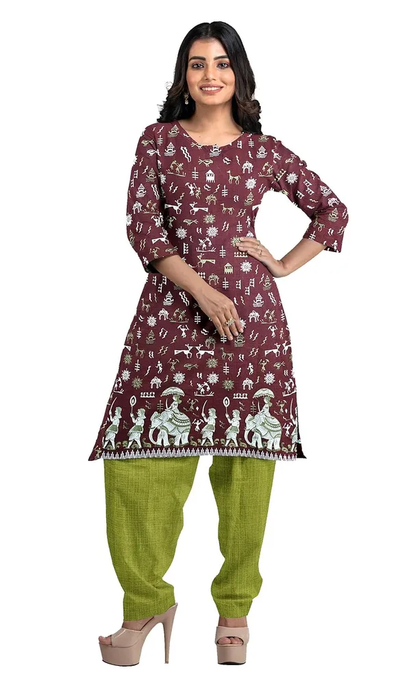 Multicolor_Pure_Cotton_Sambalpuri_Handloom_Dress_Material_With_Dupatta_Bottom_Wear_3_Piece_Set
