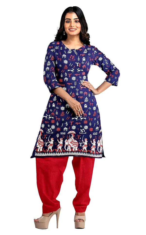 Multicolor_Pure_Cotton_Sambalpuri_Handloom_Dress_Material_With_Dupatta_Bottom_Wear_3_Piece_Set