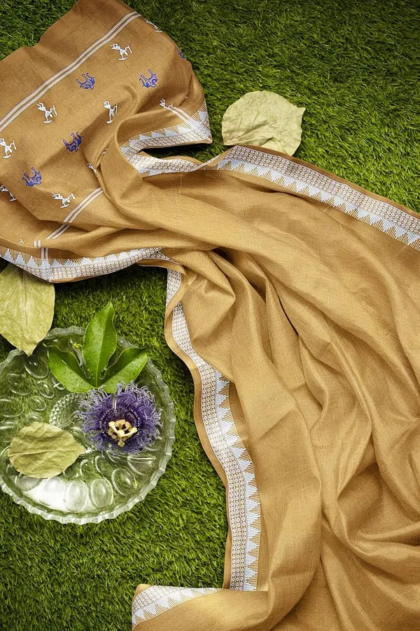 Multicolor_Pure_Cotton_Sambalpuri_Handloom_Dress_Material_With_Dupatta_Bottom_Wear_3_Piece_Set