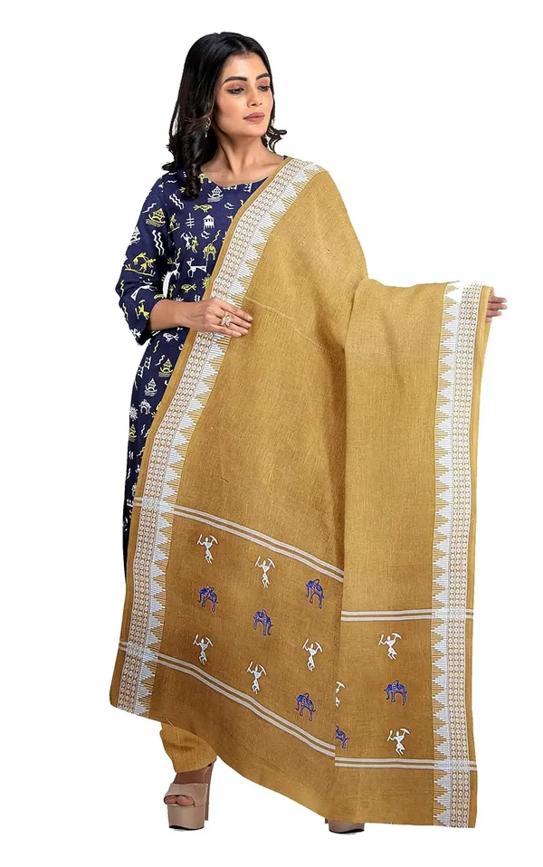 Multicolor_Pure_Cotton_Sambalpuri_Handloom_Dress_Material_With_Dupatta_Bottom_Wear_3_Piece_Set