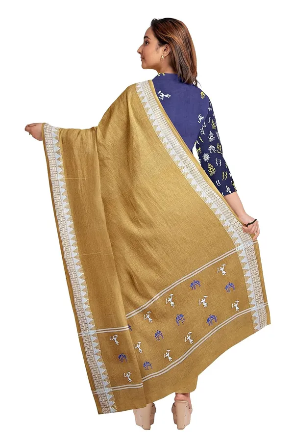Multicolor_Pure_Cotton_Sambalpuri_Handloom_Dress_Material_With_Dupatta_Bottom_Wear_3_Piece_Set