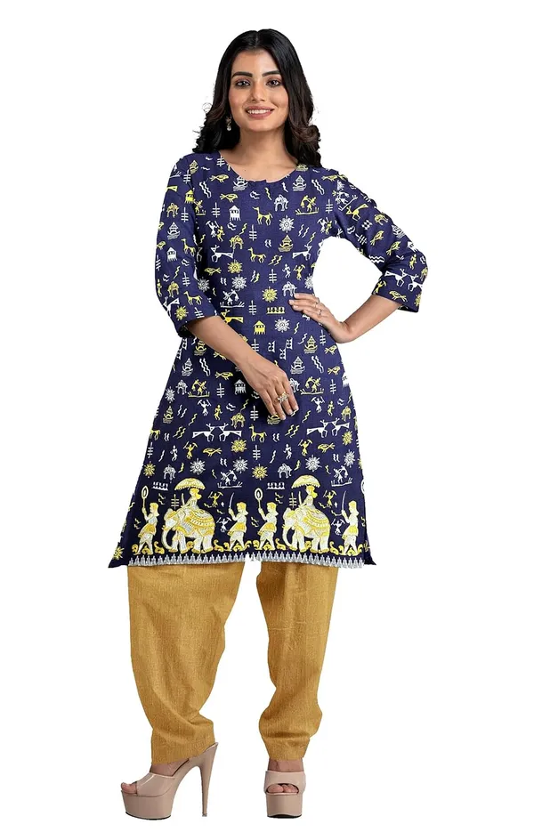 Multicolor_Pure_Cotton_Sambalpuri_Handloom_Dress_Material_With_Dupatta_Bottom_Wear_3_Piece_Set