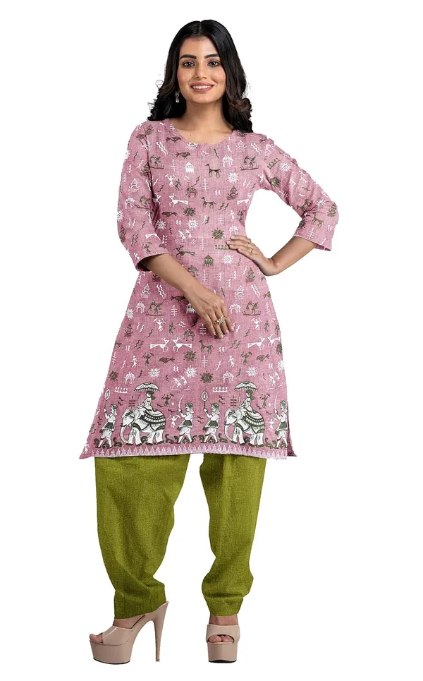 Multicolor_Pure_Cotton_Sambalpuri_Handloom_Dress_Material_With_Dupatta_Bottom_Wear_3_Piece_Set