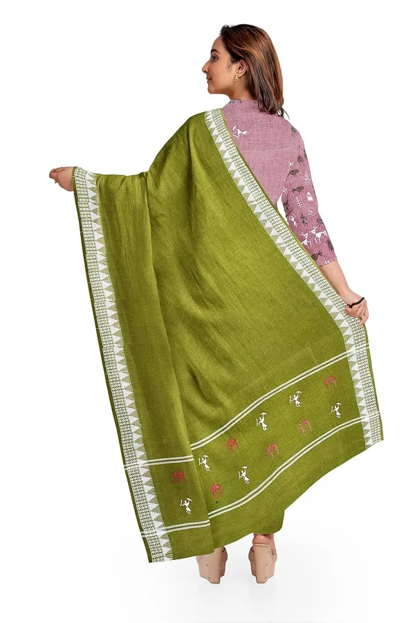 Multicolor_Pure_Cotton_Sambalpuri_Handloom_Dress_Material_With_Dupatta_Bottom_Wear_3_Piece_Set