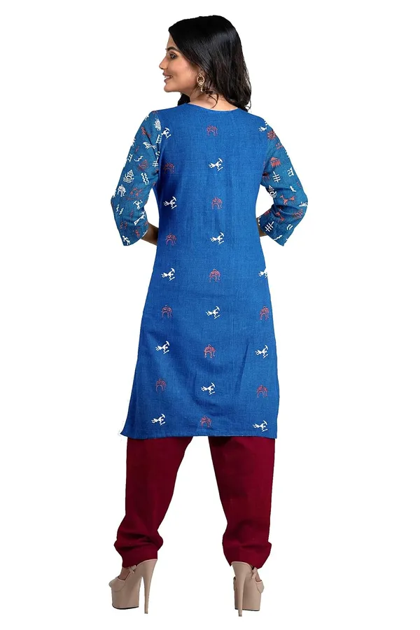Multicolor_Pure_Cotton_Sambalpuri_Handloom_Dress_Material_With_Dupatta_Bottom_Wear_3_Piece_Set