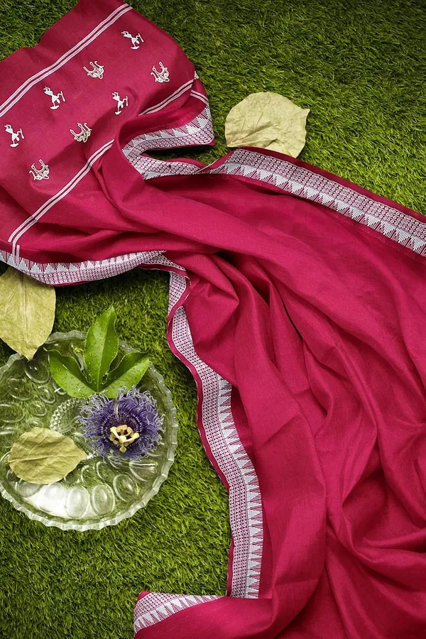 Multicolor_Pure_Cotton_Sambalpuri_Handloom_Dress_Material_With_Dupatta_Bottom_Wear_3_Piece_Set