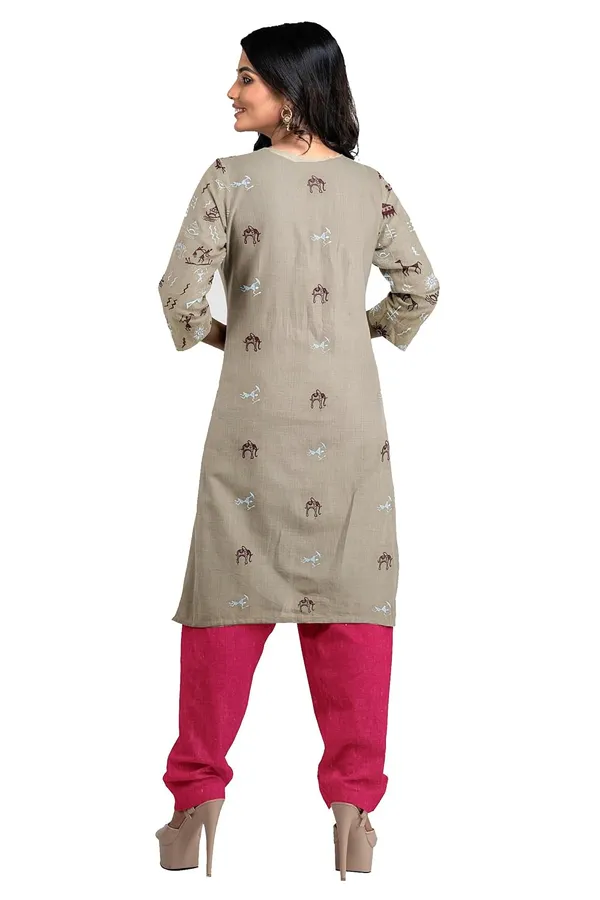 Multicolor_Pure_Cotton_Sambalpuri_Handloom_Dress_Material_With_Dupatta_Bottom_Wear_3_Piece_Set