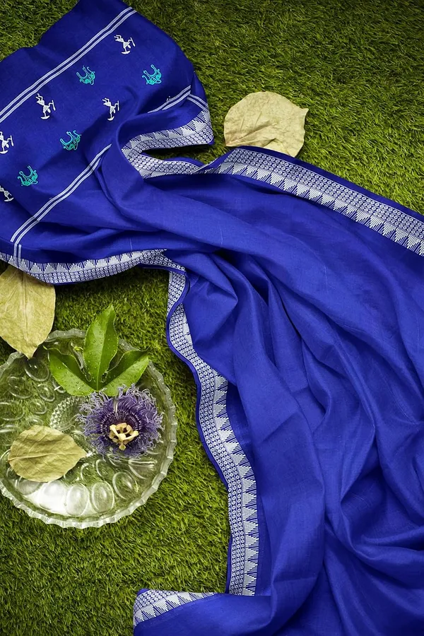 Multicolor_Pure_Cotton_Sambalpuri_Handloom_Dress_Material_With_Dupatta_Bottom_Wear_3_Piece_Set