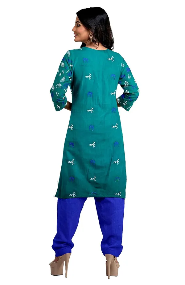 Multicolor_Pure_Cotton_Sambalpuri_Handloom_Dress_Material_With_Dupatta_Bottom_Wear_3_Piece_Set