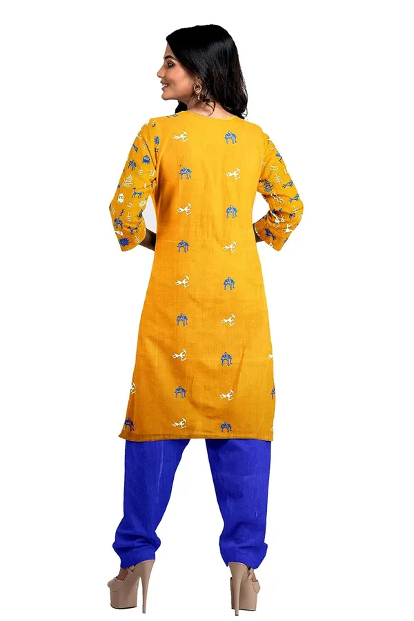 Multicolor_Pure_Cotton_Sambalpuri_Handloom_Dress_Material_With_Dupatta_Bottom_Wear_3_Piece_Set