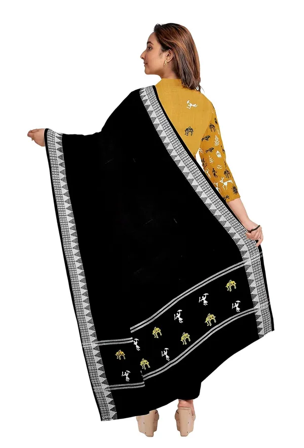 Multicolor_Pure_Cotton_Sambalpuri_Handloom_Dress_Material_With_Dupatta_Bottom_Wear_3_Piece_Set