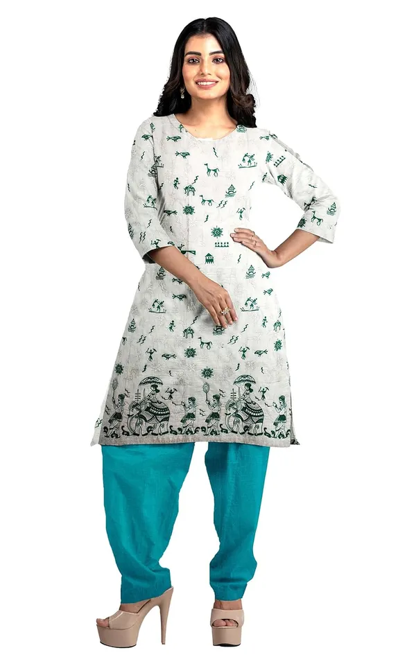 Multicolor_Pure_Cotton_Sambalpuri_Handloom_Dress_Material_With_Dupatta_Bottom_Wear_3_Piece_Set