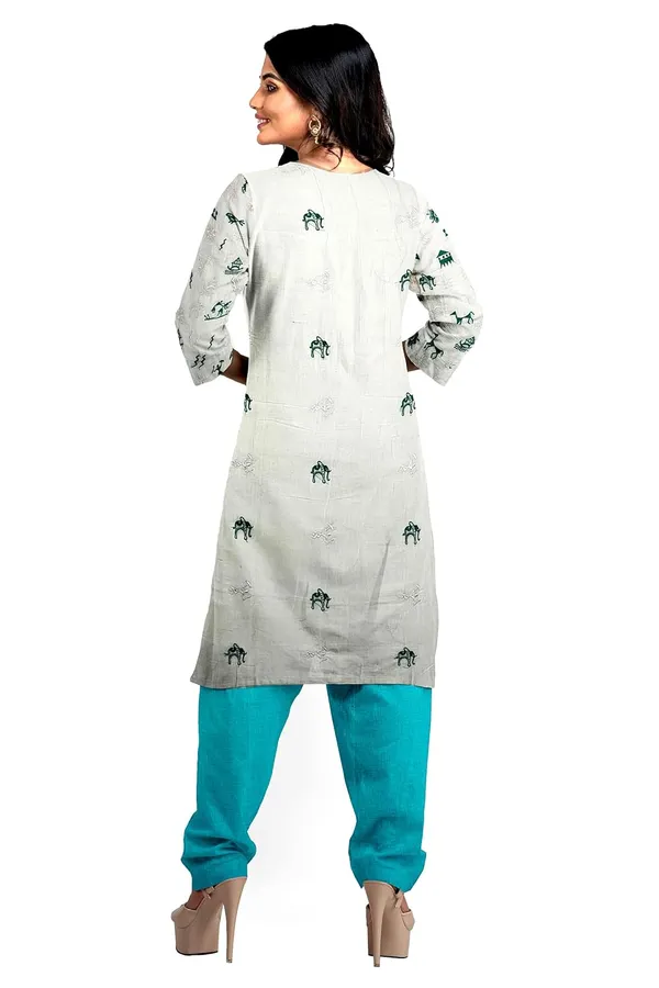 Multicolor_Pure_Cotton_Sambalpuri_Handloom_Dress_Material_With_Dupatta_Bottom_Wear_3_Piece_Set