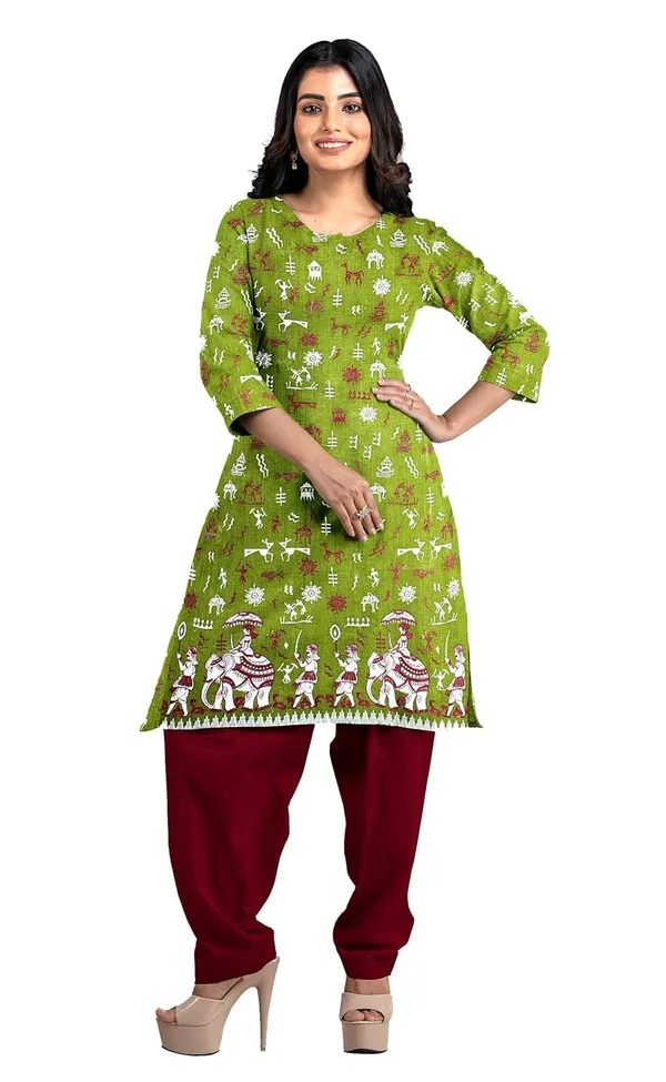 Multicolor_Pure_Cotton_Sambalpuri_Handloom_Dress_Material_With_Dupatta_Bottom_Wear_3_Piece_Set