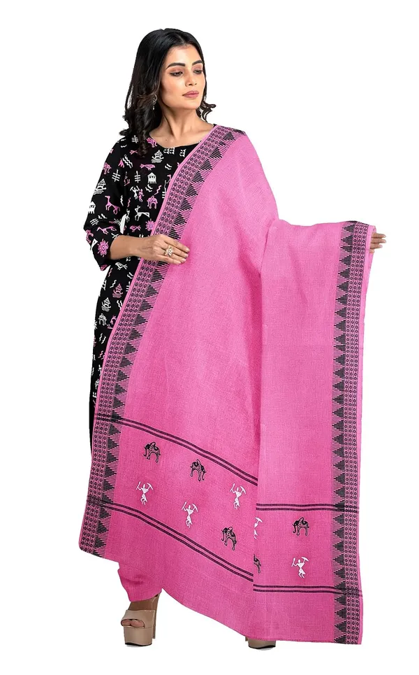 Multicolor_Pure_Cotton_Sambalpuri_Handloom_Dress_Material_With_Dupatta_Bottom_Wear_3_Piece_Set